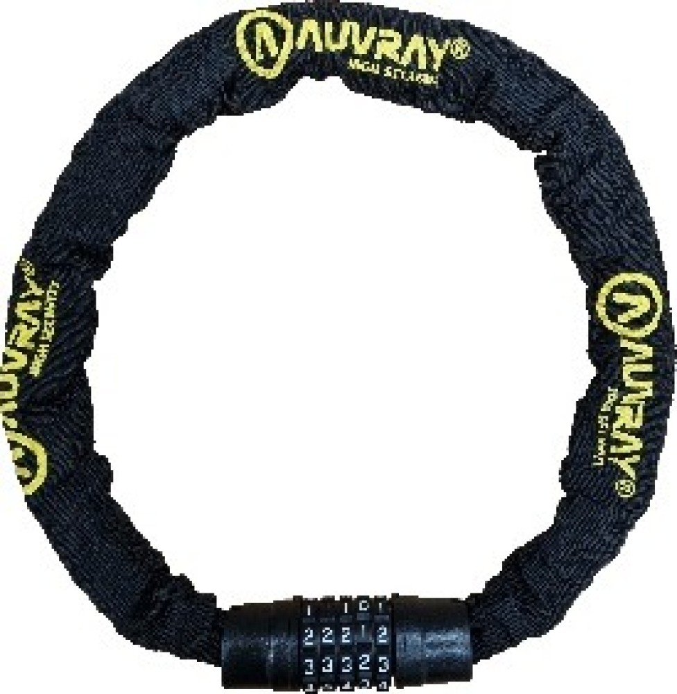 Antiv Vélo Spirale AUVRAY - Câble 12 Mm X 1,5 M - Code à 5 Chiffres - Avec Support De Fixation