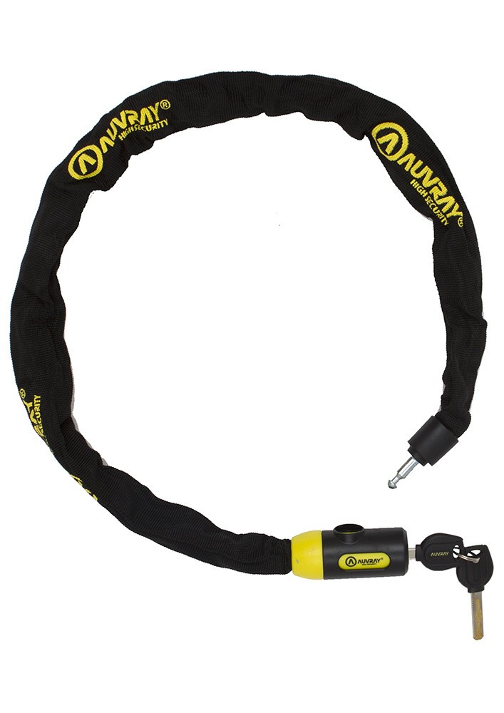 Antivol Vélo AUVRAY C BLOC Chaîne 90 Cm 6 Mm à Clé - Protection Solide Au Quotidien
